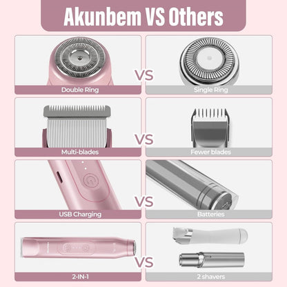 2 in 1 Electric Lady Shaver